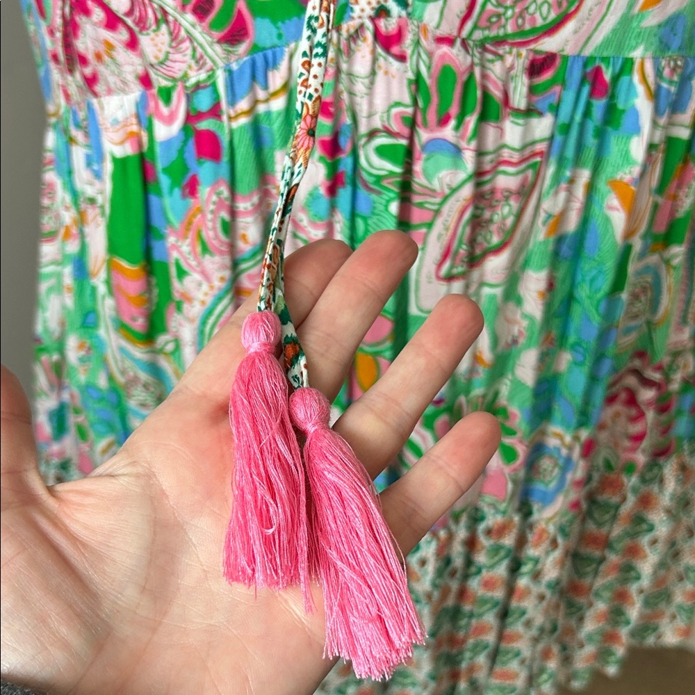 Sage & Fig Boho Floral Dress | Size Large - Picture 2 of 7